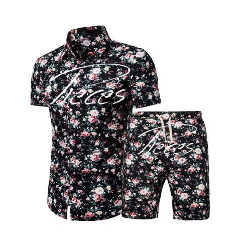 Button-Up & Shorts Set
